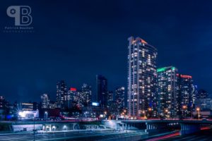 Downtown Toronto (Kanada) bei Nacht